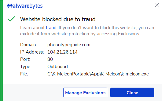 phenotypeguide.com - ThreatDown by Malwarebytes