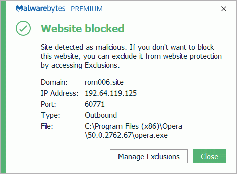 block scare site