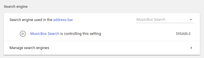 search settings hijacked