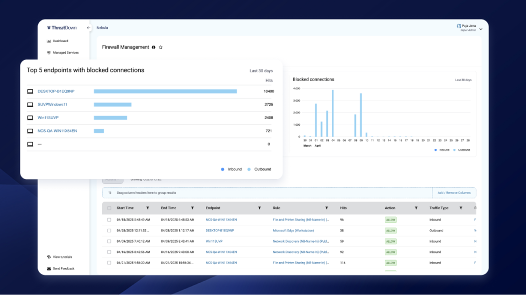 Firewall Management launch