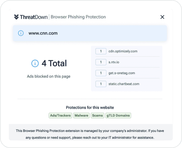 Browser Phishing Protection - ThreatDown by Malwarebytes