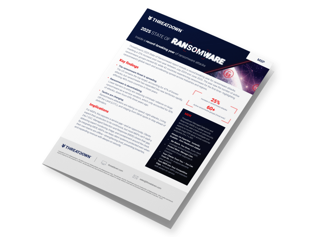 MSP State of Ransomware 2025 Executive Summary