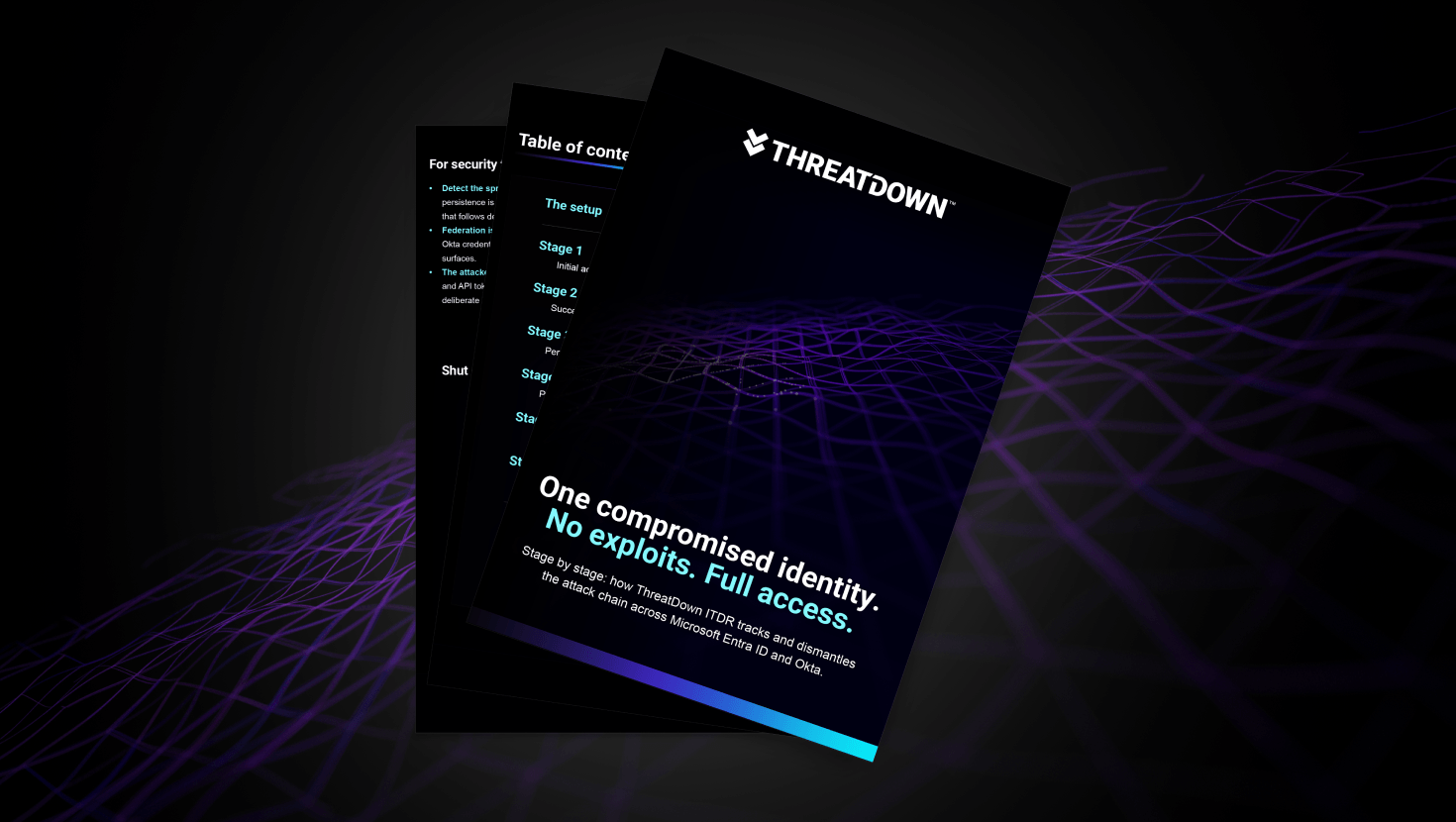 ThreatDown eBook cover: Identity Attack Guide – ITDR across Entra ID and Okta